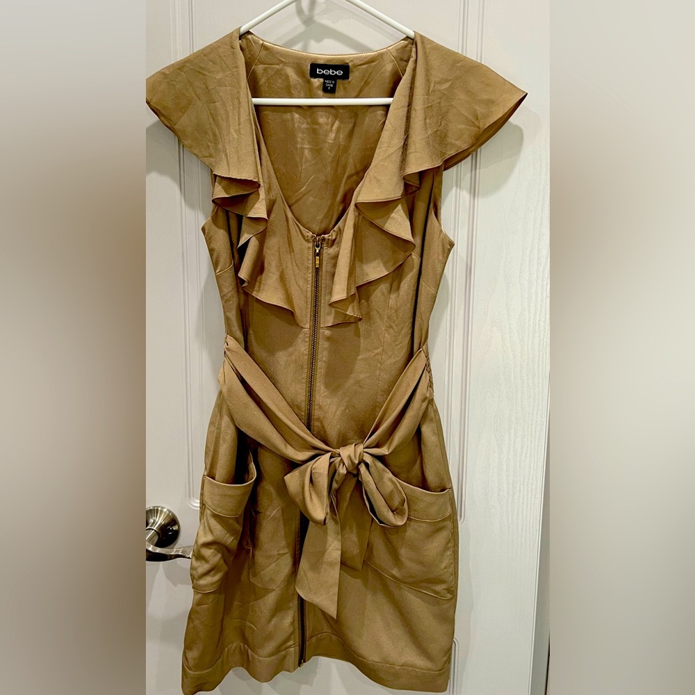 Bebe size 2 mini tan color